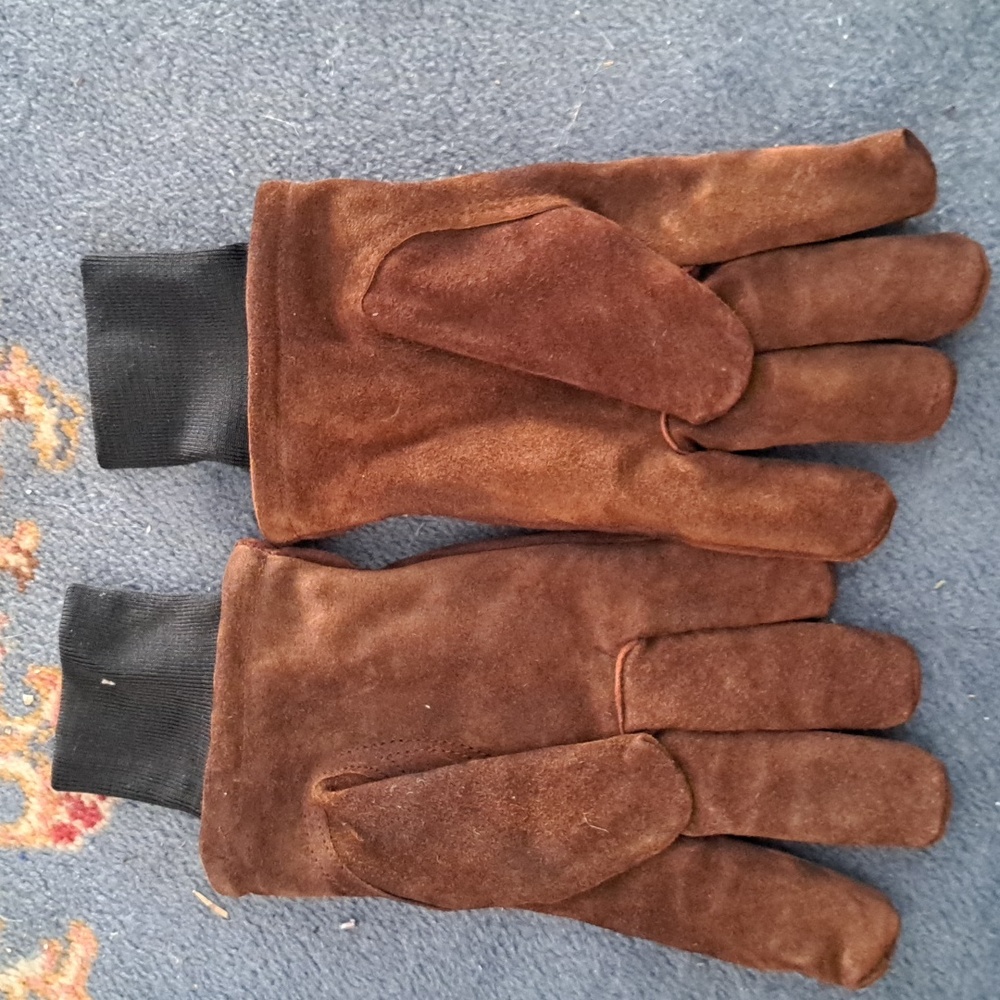 FIRMGRIP Men's Leather Gloves. Size large NW/OT - Picture 2 of 2